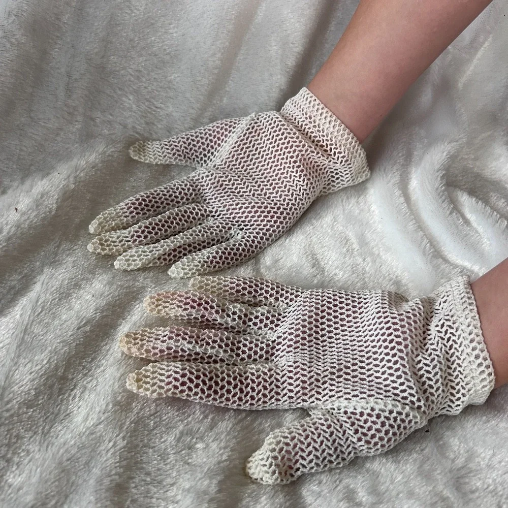 Ladies Vintage Gloves Lot Halloween Costume Theater Sheer Fancy Glam 18 Gloves